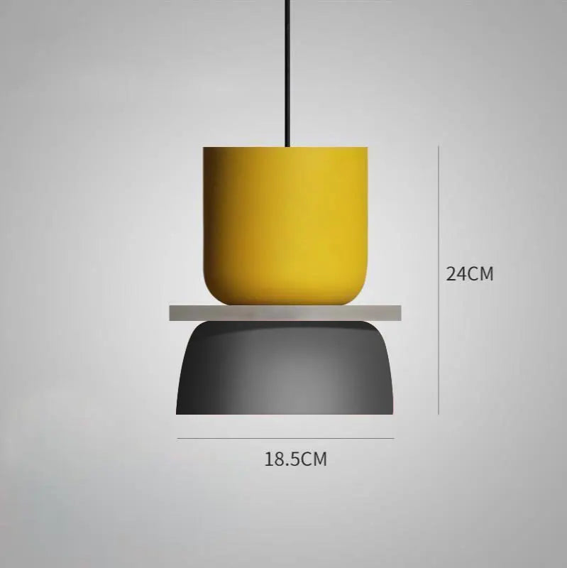 MeloGlow | Scandinavische Pastel Hanglamp - Moderne Opknoping Lichtarmatuur voor thuisdecoratie