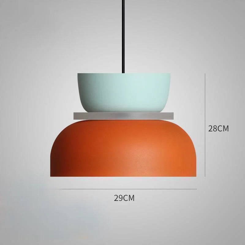 MeloGlow | Scandinavische Pastel Hanglamp - Moderne Opknoping Lichtarmatuur voor thuisdecoratie
