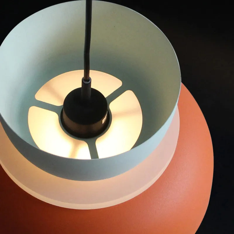 MeloGlow | Scandinavische Pastel Hanglamp - Moderne Opknoping Lichtarmatuur voor thuisdecoratie