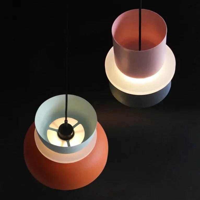MeloGlow | Scandinavische Pastel Hanglamp - Moderne Opknoping Lichtarmatuur voor thuisdecoratie