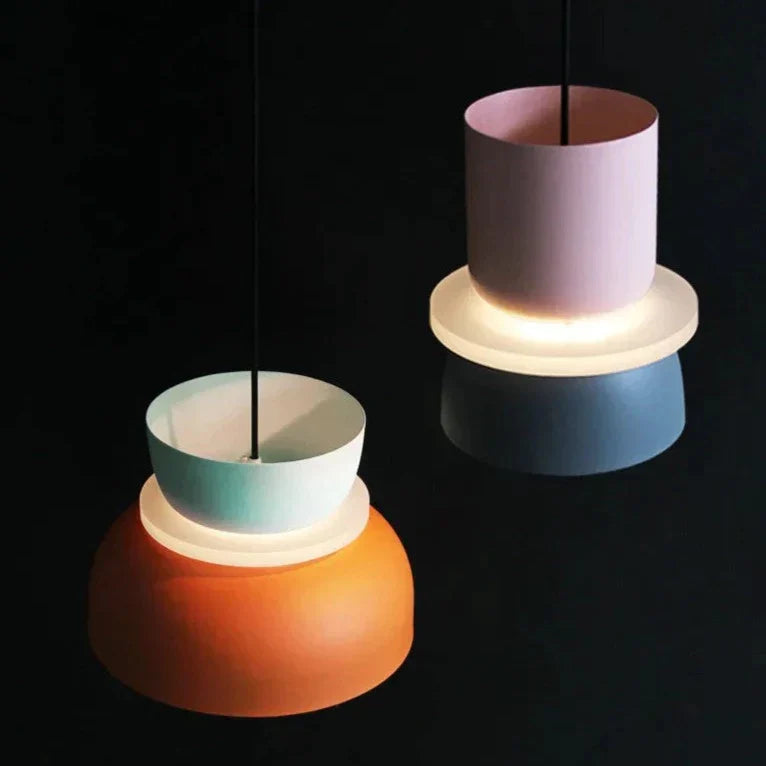 MeloGlow | Scandinavische Pastel Hanglamp - Moderne Opknoping Lichtarmatuur voor thuisdecoratie