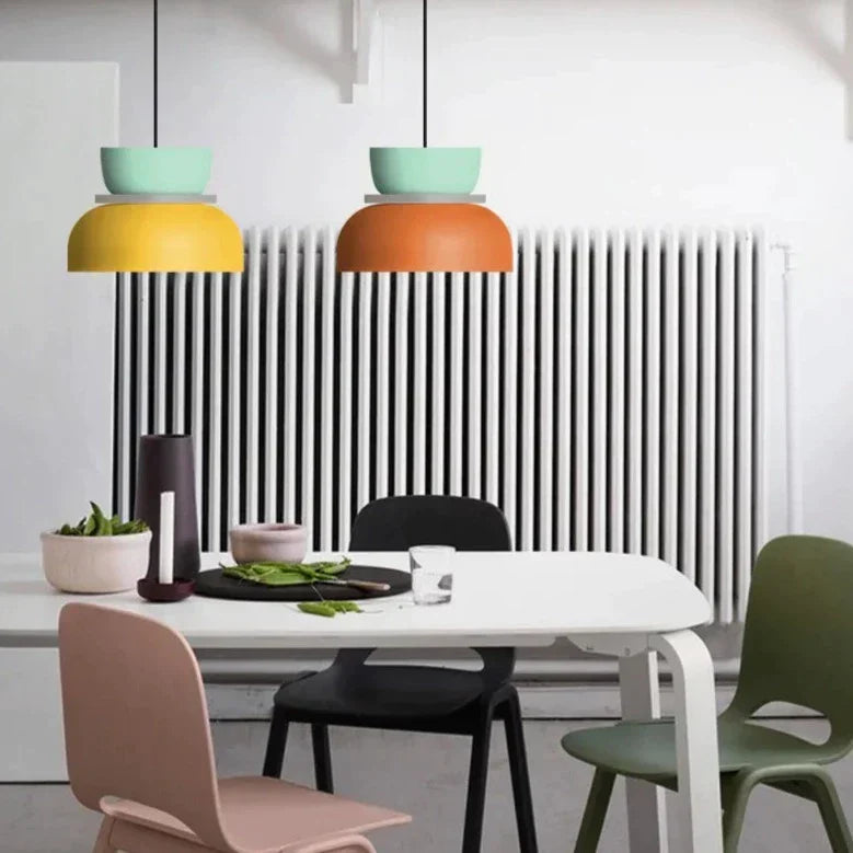 MeloGlow | Scandinavische Pastel Hanglamp - Moderne Opknoping Lichtarmatuur voor thuisdecoratie