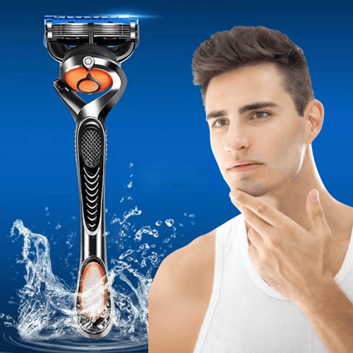 Razorix | Precisie Heren Scheermes met Meerdere Bladen – Quick Release Scheermes