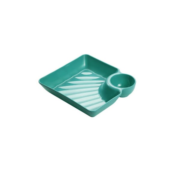 SmartServe | Dipschaal met geïntegreerd sauscompartiment – Serveerschaal voor chips & dip