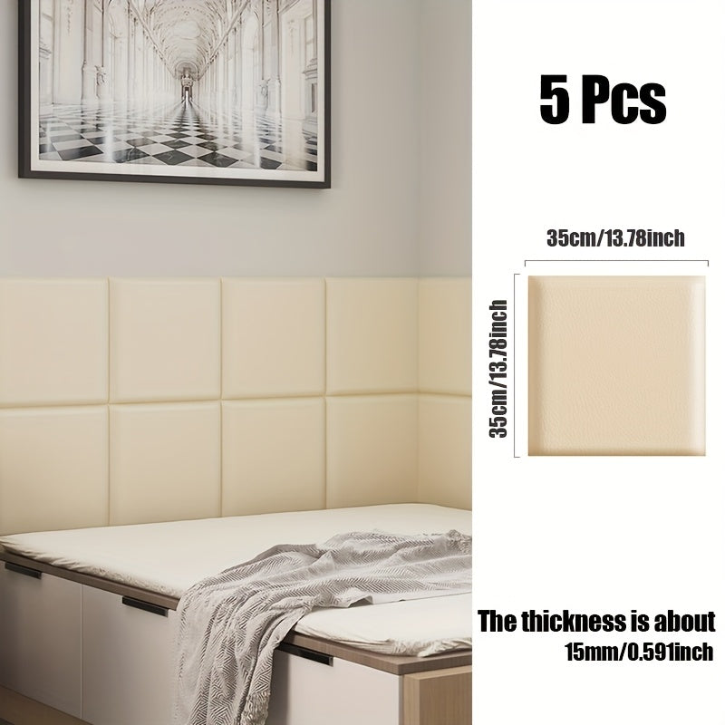 Brixel | 3D gewatteerde wandpaneelset – zelfklevende, geluiddempende decoratieve panelen voor een stijlvol interieur