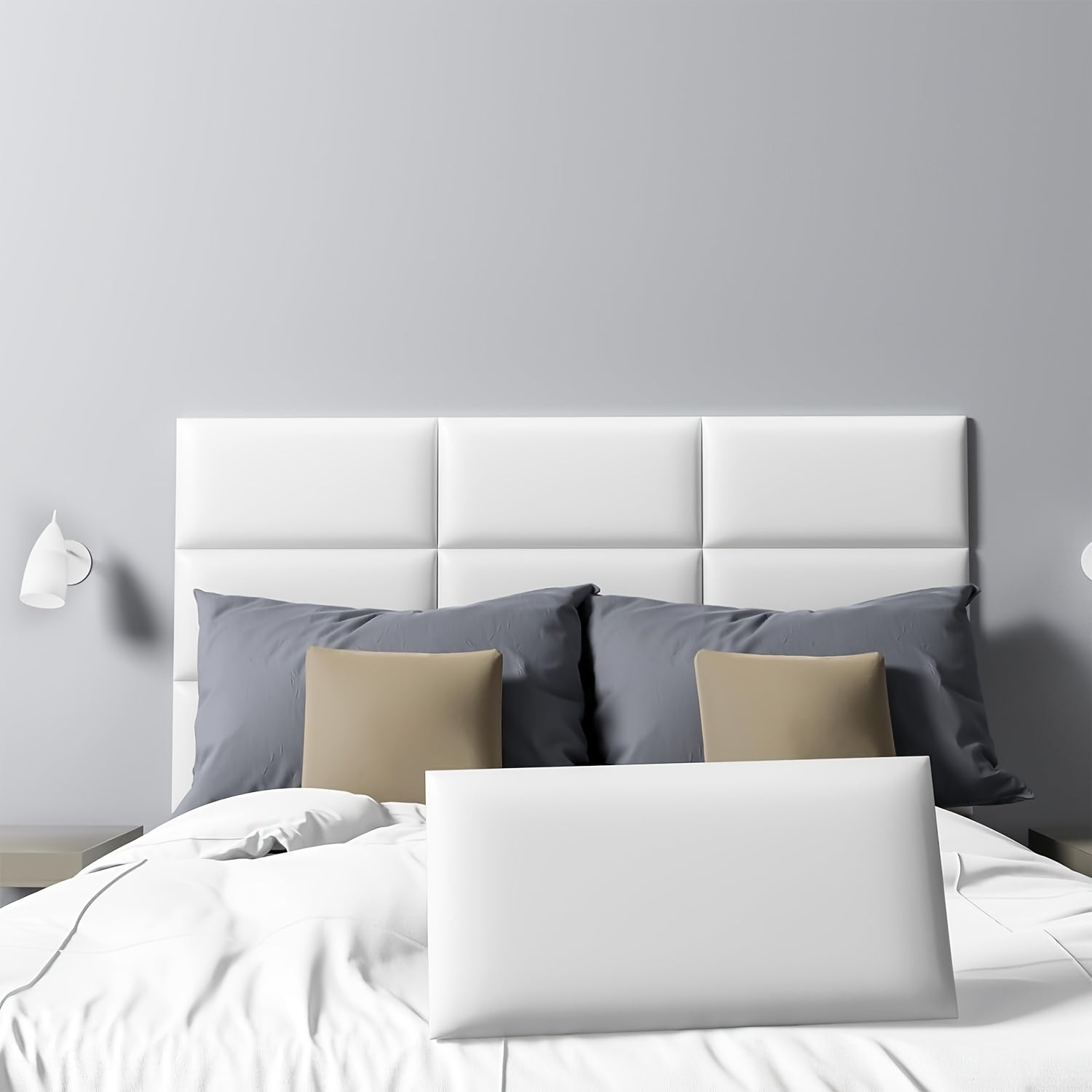 Brixel | 3D gewatteerde wandpaneelset – zelfklevende, geluiddempende decoratieve panelen voor een stijlvol interieur