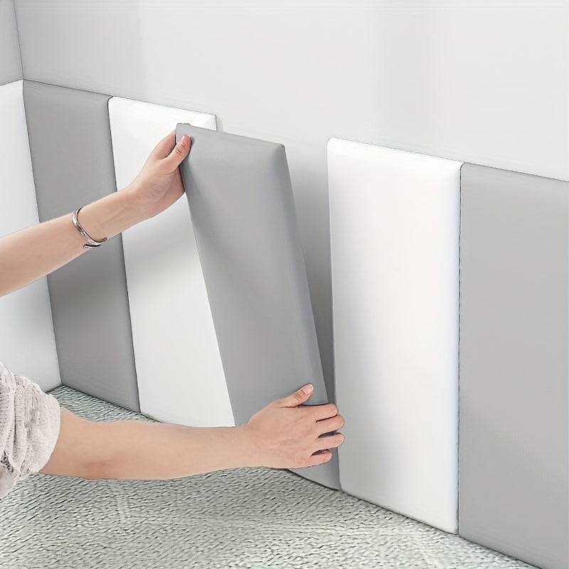 Brixel | 3D gewatteerde wandpaneelset – zelfklevende, geluiddempende decoratieve panelen voor een stijlvol interieur