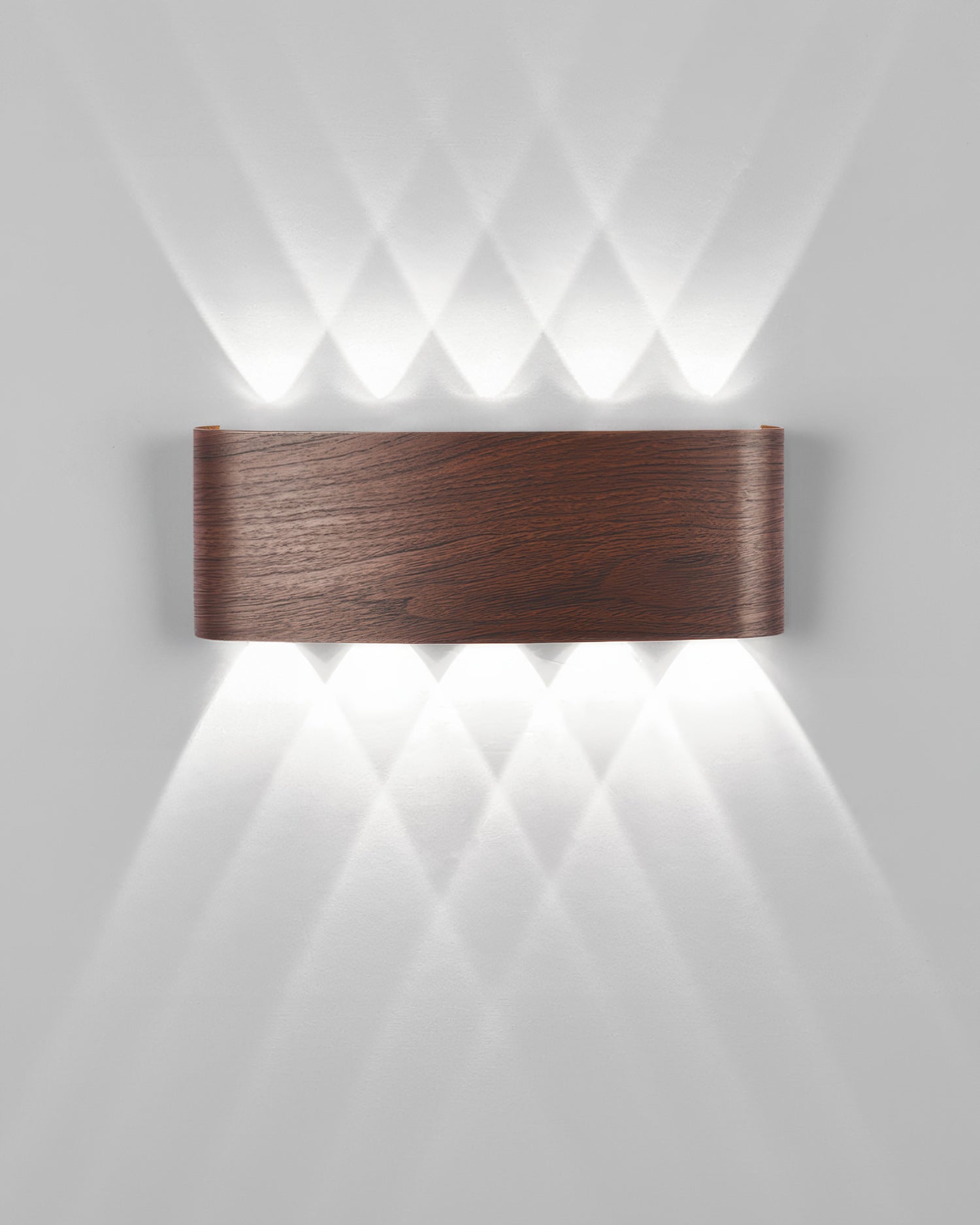 WoodVista | Moderne elegantie houten wandlamp