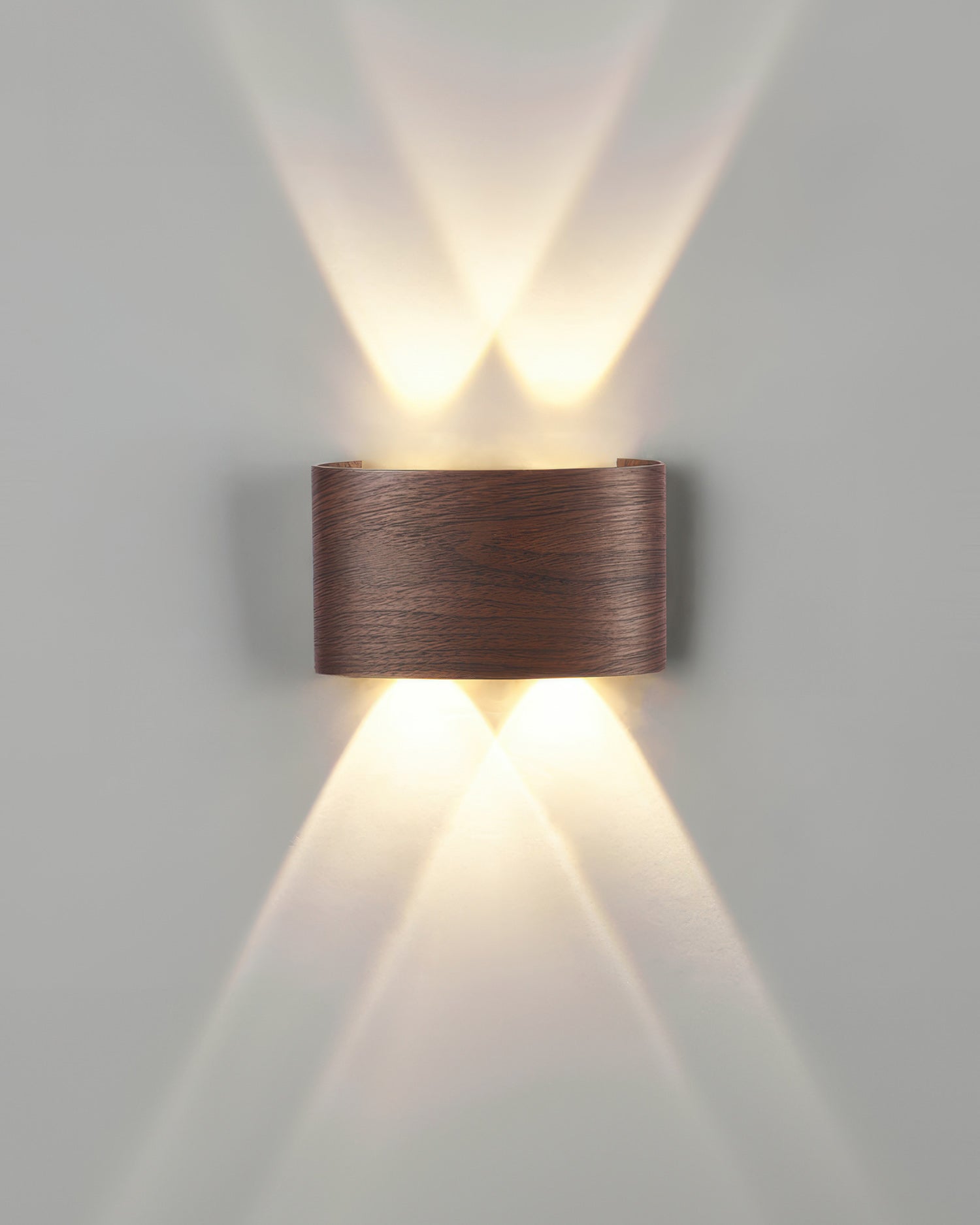 WoodVista | Moderne elegantie houten wandlamp