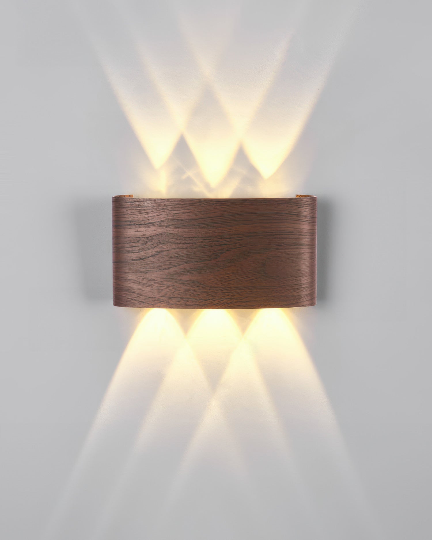 WoodVista | Moderne elegantie houten wandlamp