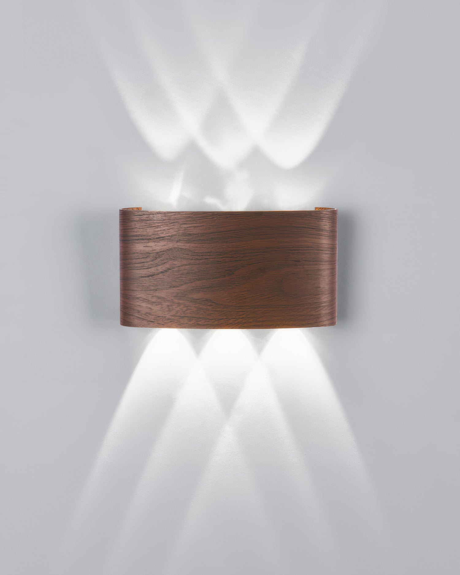 WoodVista | Moderne elegantie houten wandlamp