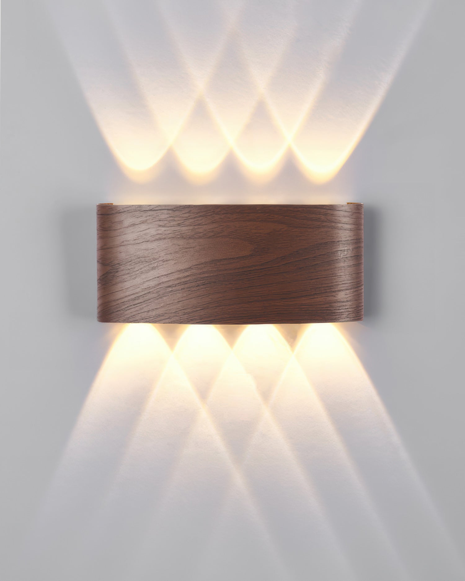 WoodVista | Moderne elegantie houten wandlamp