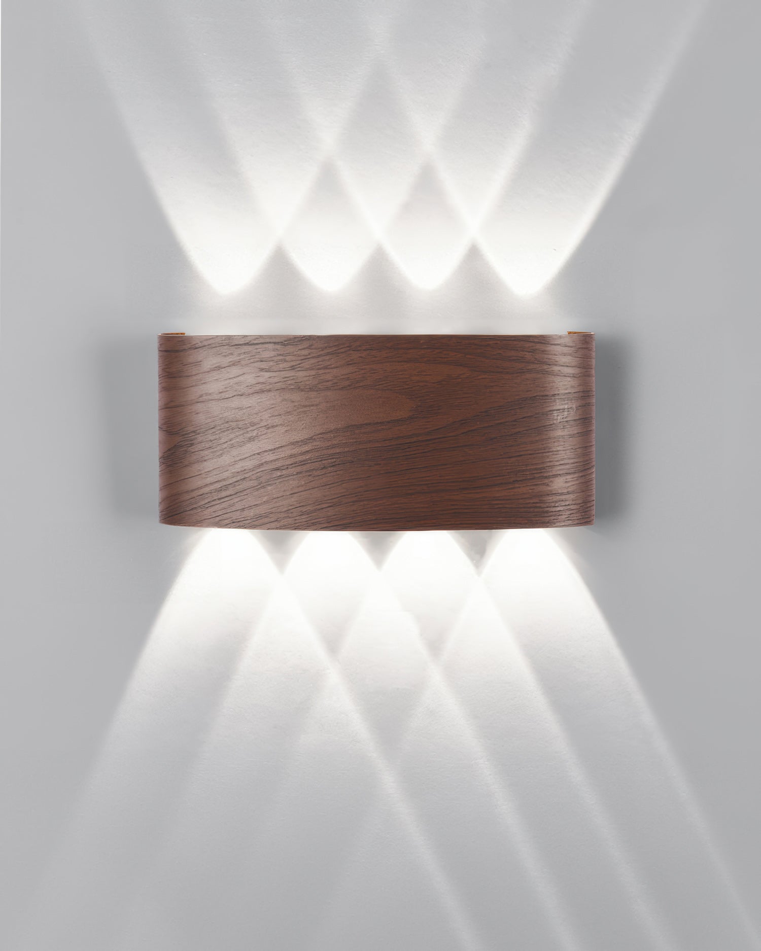 WoodVista | Moderne elegantie houten wandlamp