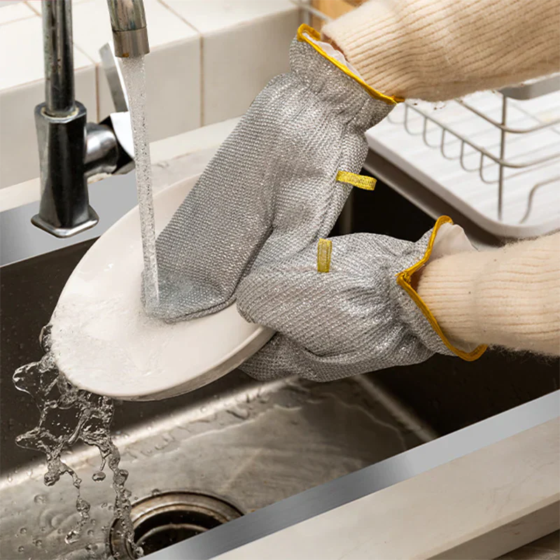 ToughMitt | Staaldraad Afwashandschoenen - Keuken Schoonmaak Handschoenen