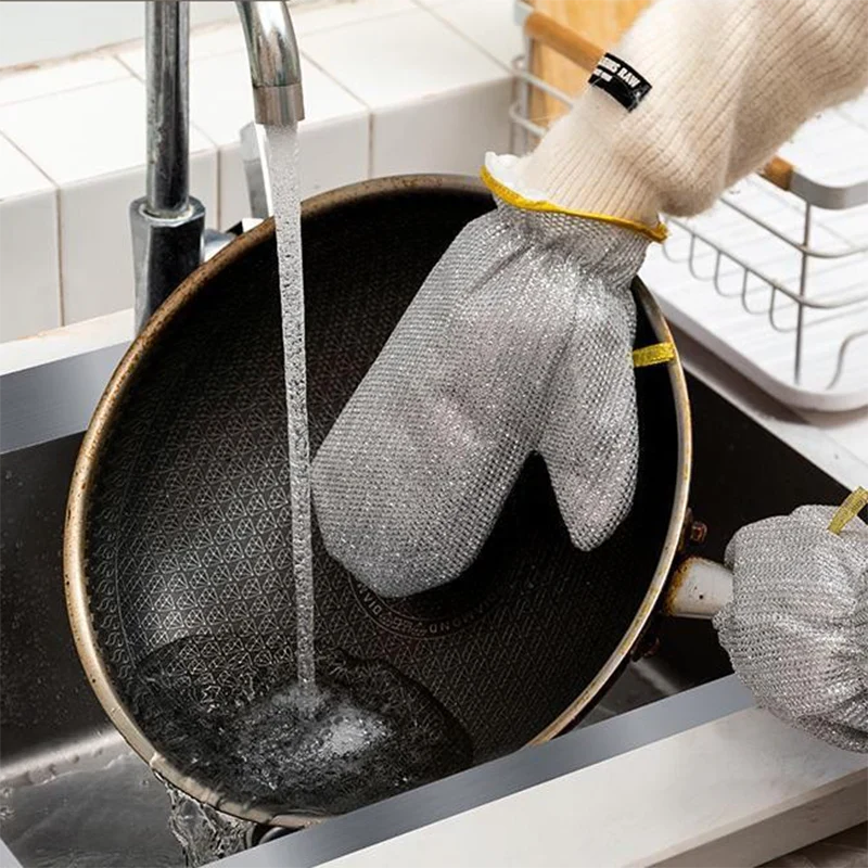 ToughMitt | Staaldraad Afwashandschoenen - Keuken Schoonmaak Handschoenen