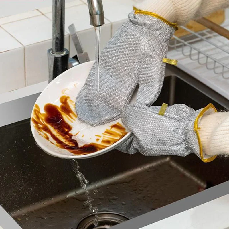 ToughMitt | Staaldraad Afwashandschoenen - Keuken Schoonmaak Handschoenen