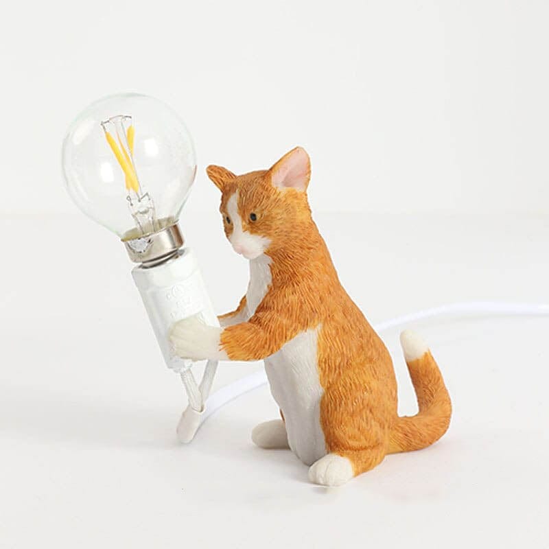 PurrBright | Schattige decoratieve tafellamp met kattenbeeldje