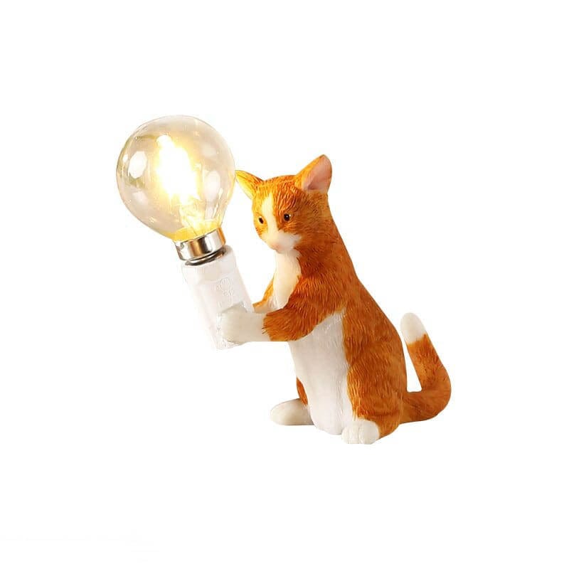 PurrBright | Schattige decoratieve tafellamp met kattenbeeldje