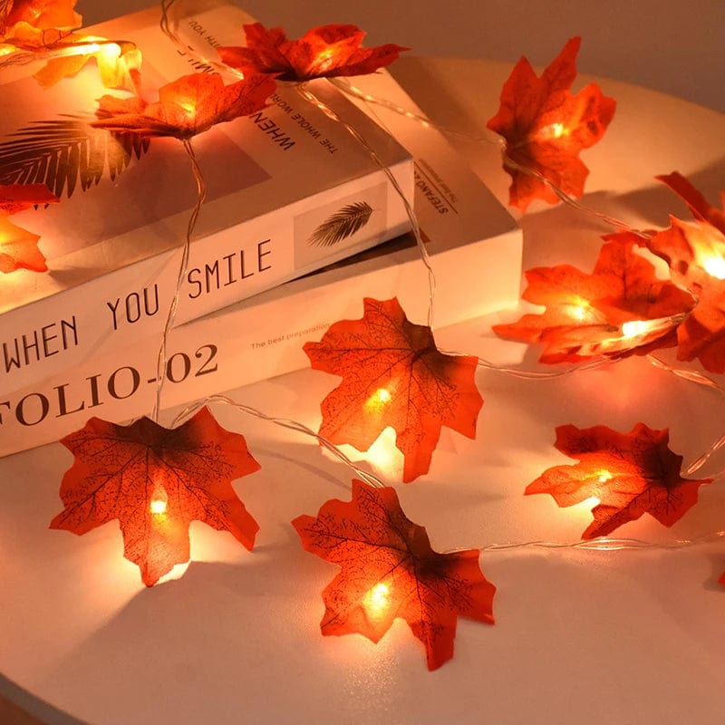 AutumnGleam | Betoverende Esdoornblad LED-stringverlichting