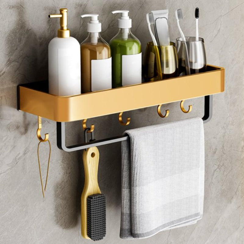 DecoShelf | Moderne Badkamer Wandplanken - Elegante Opbergoplossing voor Handdoeken & Toiletartikelen