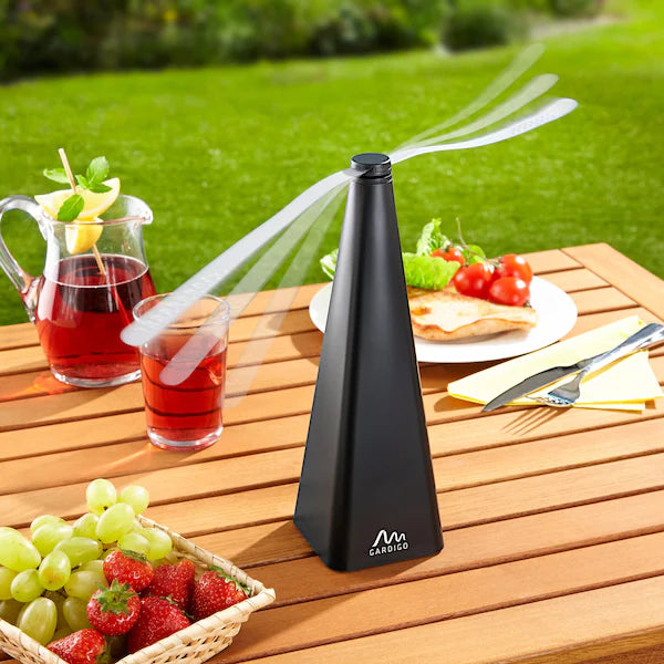 AeroBuzz | Draadloze vliegen- en muggenwerende ventilator - draagbaar insectenwerend middel voor buiten