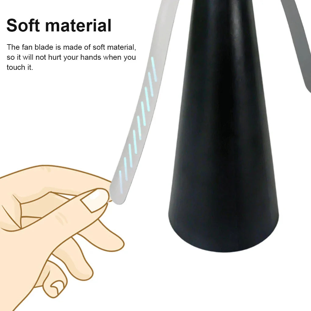 AeroBuzz | Draadloze vliegen- en muggenwerende ventilator - draagbaar insectenwerend middel voor buiten